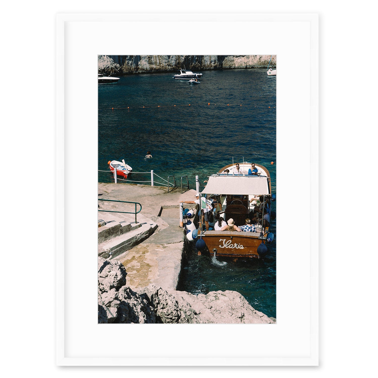 Pasta Tansport - Capri Italy Framed Fine Art Photography Print – Josh  Wilson Prints