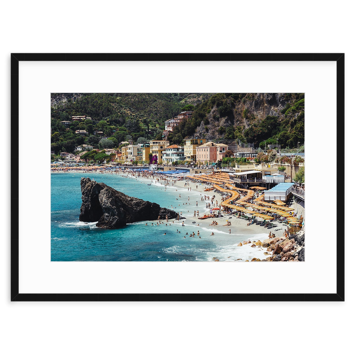 Monterosso Al Mare Beach outlets Framed Prints