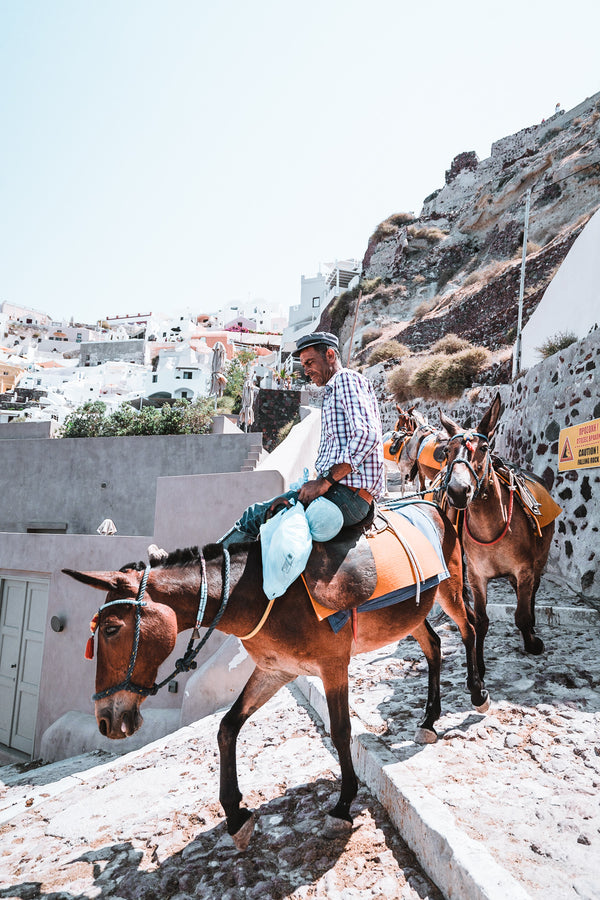 Santorini's hot springs are on the tiny, uninhabited islet of Palea Kameni. Continuous volcanic activity underground maintains the springs' temperature between