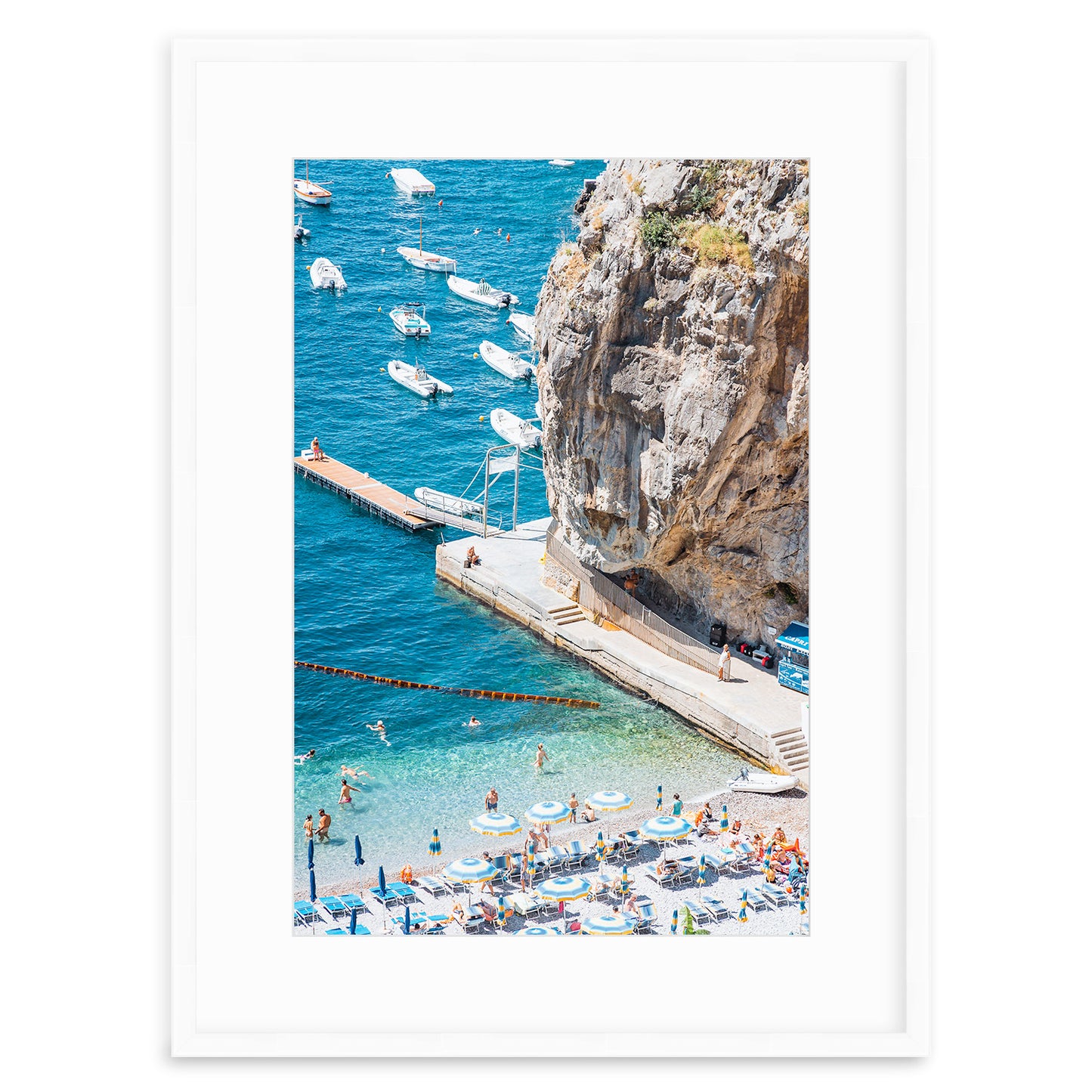 Marina Di Praia - Amalfi Coast Italy Framed Fine Art Photography