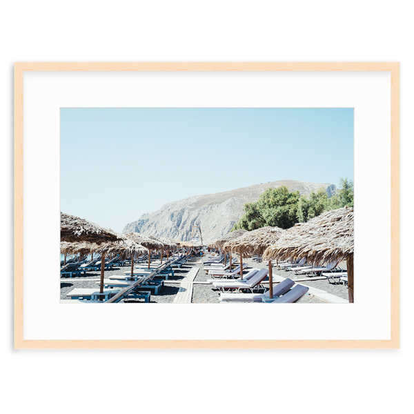 Santorini Umbrellas I